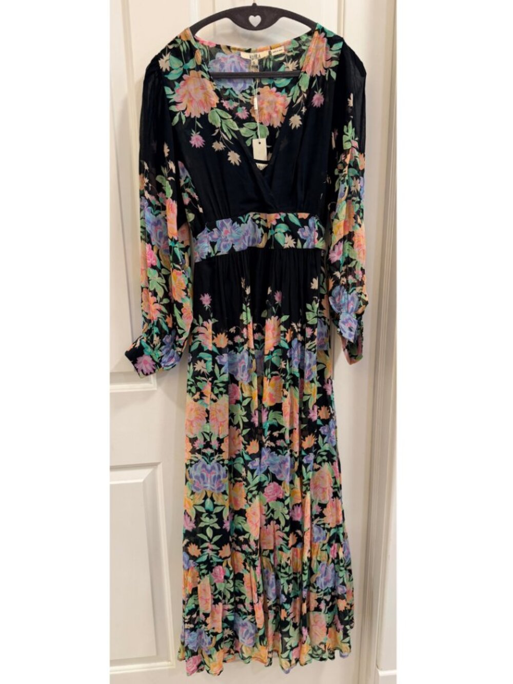 Anthropologie Mahila Floral Boho Maxi Dress Small NWT